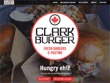 Tablet Screenshot of clark-burger.com